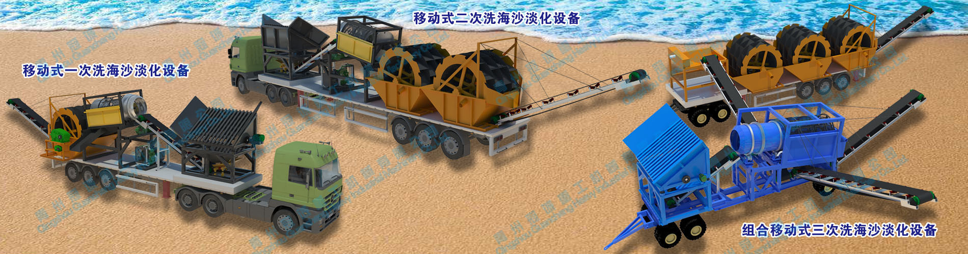 車載移動式海砂淡化設(shè)備-海砂處理-海砂凈化-洗砂機(jī)械